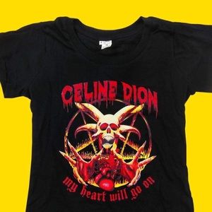 Celine Dion 'My Heart Will Go On' Metal Shirt
